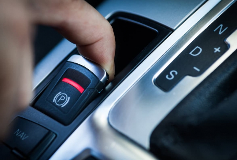 Main components of the electric parking brake