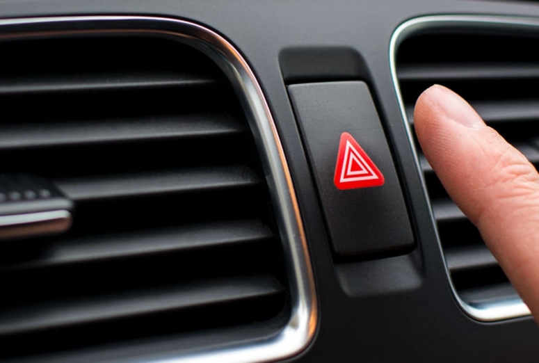 How would you react in an emergency if the brakes failed?